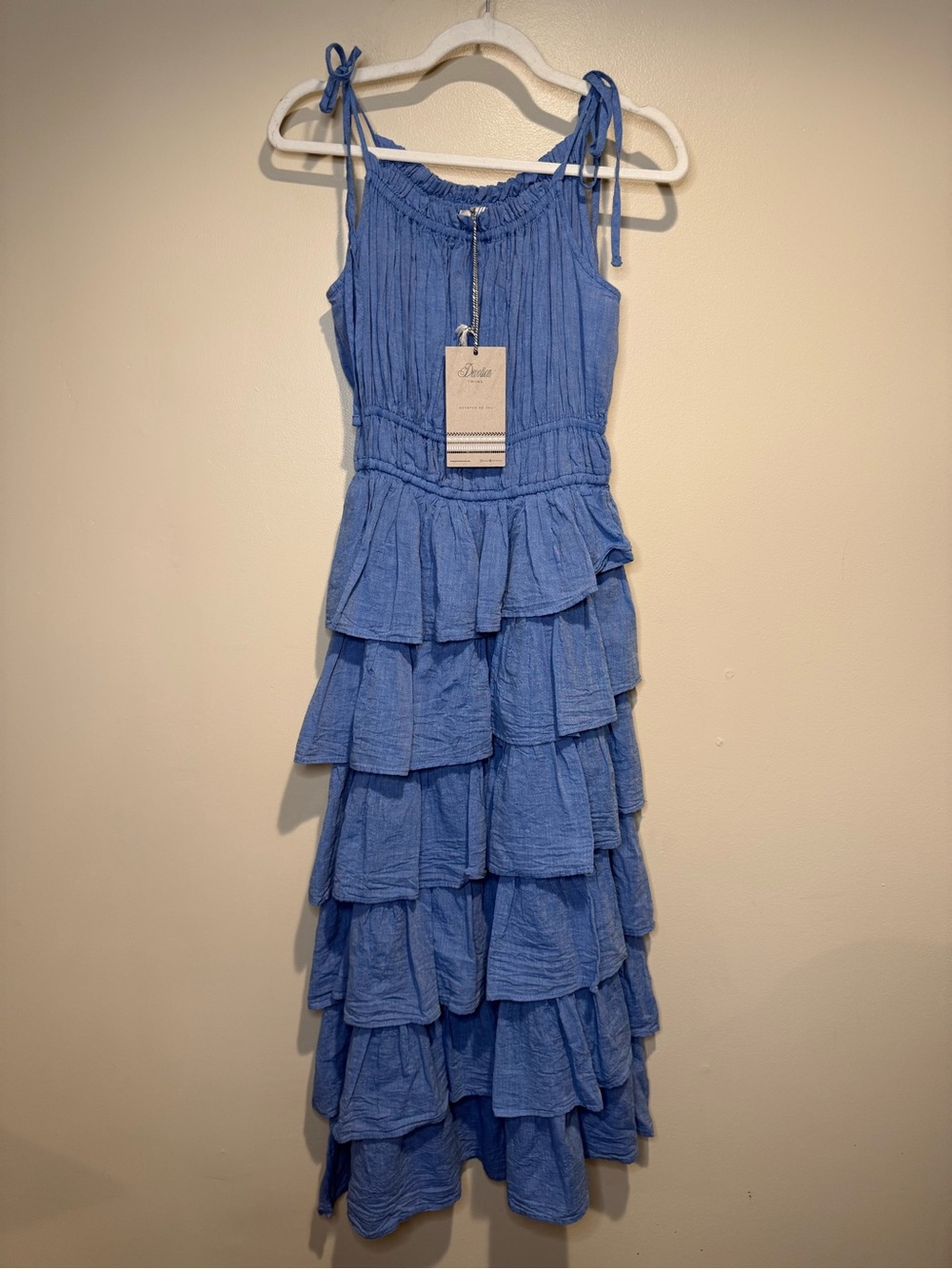 Devotion Twins Tiered Ruffled Dress Anthropologie - Picture 4 of 14